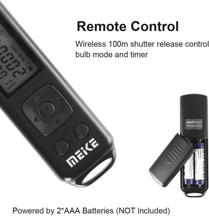 Meike MK-A6600 Pro Battery Grip Built-in Remote Controller Up to 100M