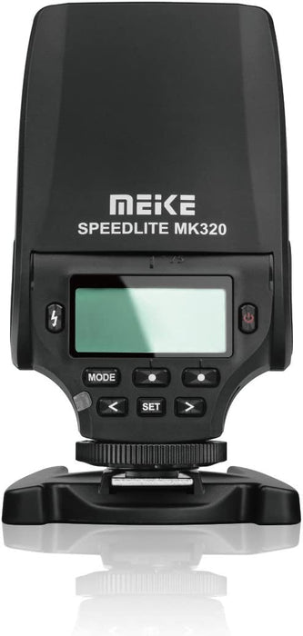 Meike MK320 Mini TTL Speedlite Automatic Flash For Canon /Nikon/Sony/Fujifilm/Panasonic Lumix Cameras