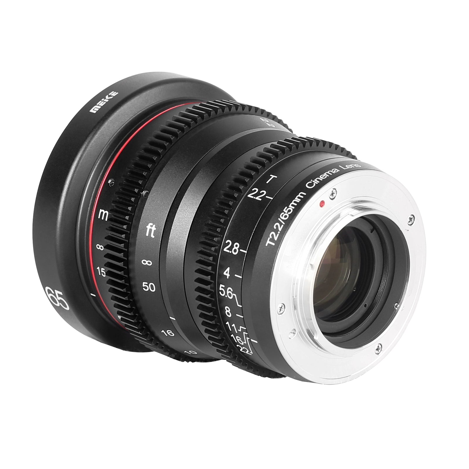 Meike Mini Prime T2.2 Series 3* Cine lens Kit for E Mount Cameras NEX 3 3N 5 NEX 5T NEX 5R NEX 6 7 A6400 A5000 A5100 A6000 A6100 A6300 A6500,etc+Cine Lens Case-Fast Delivery