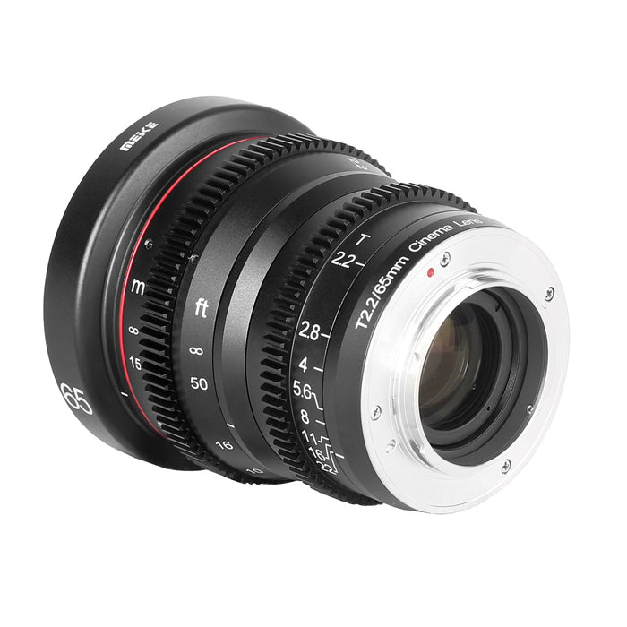 Meike Mini Prime T2.2 Cine lens for E Mount Cameras NEX 3 3N 5 NEX 5T NEX 5R NEX 6 7 A6400 A5000 A5100 A6000 A6100 A6300 A6500,etc (Single Lens)