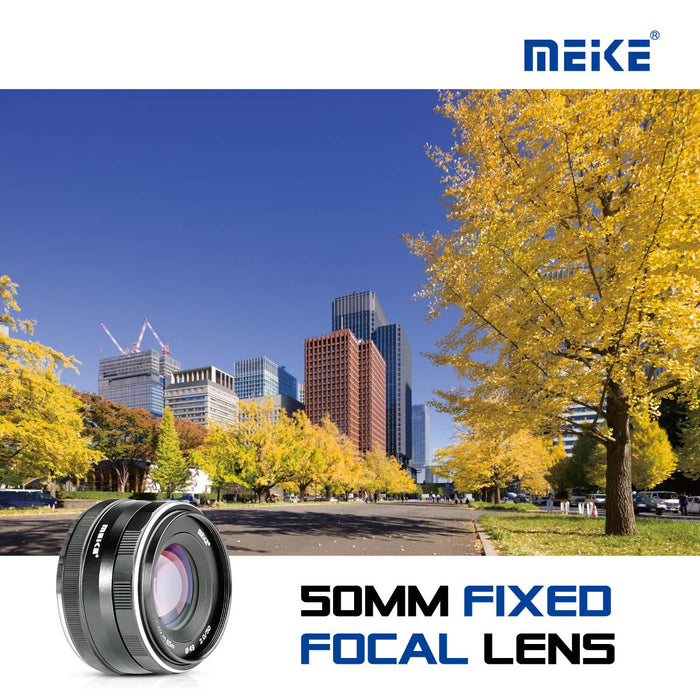 Meike 50mm F2.0 APS-C Manual Focus Lens for Sony E Mount