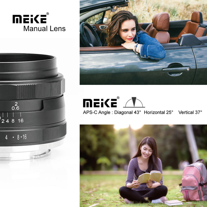 Meike 35mm F1.4 APS-C Large Aperture Wide Angle Prime Manual Focus Len
