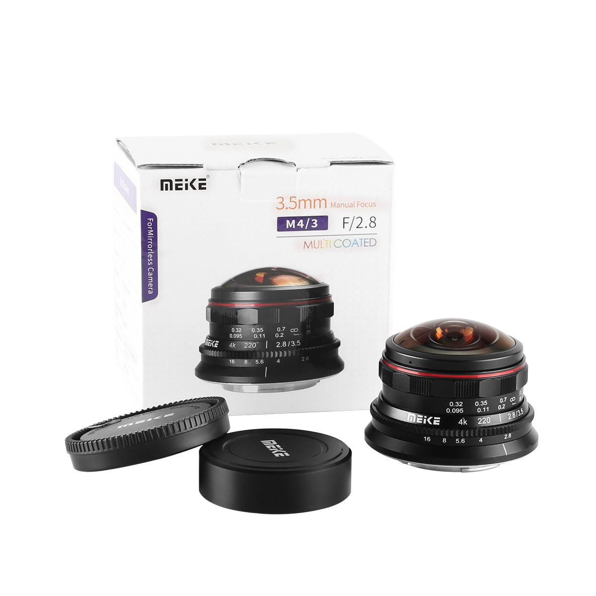 Meike 3.5mm f/2.8 Ultra Wide Angle Manual Fixed Circular Fisheye Lens