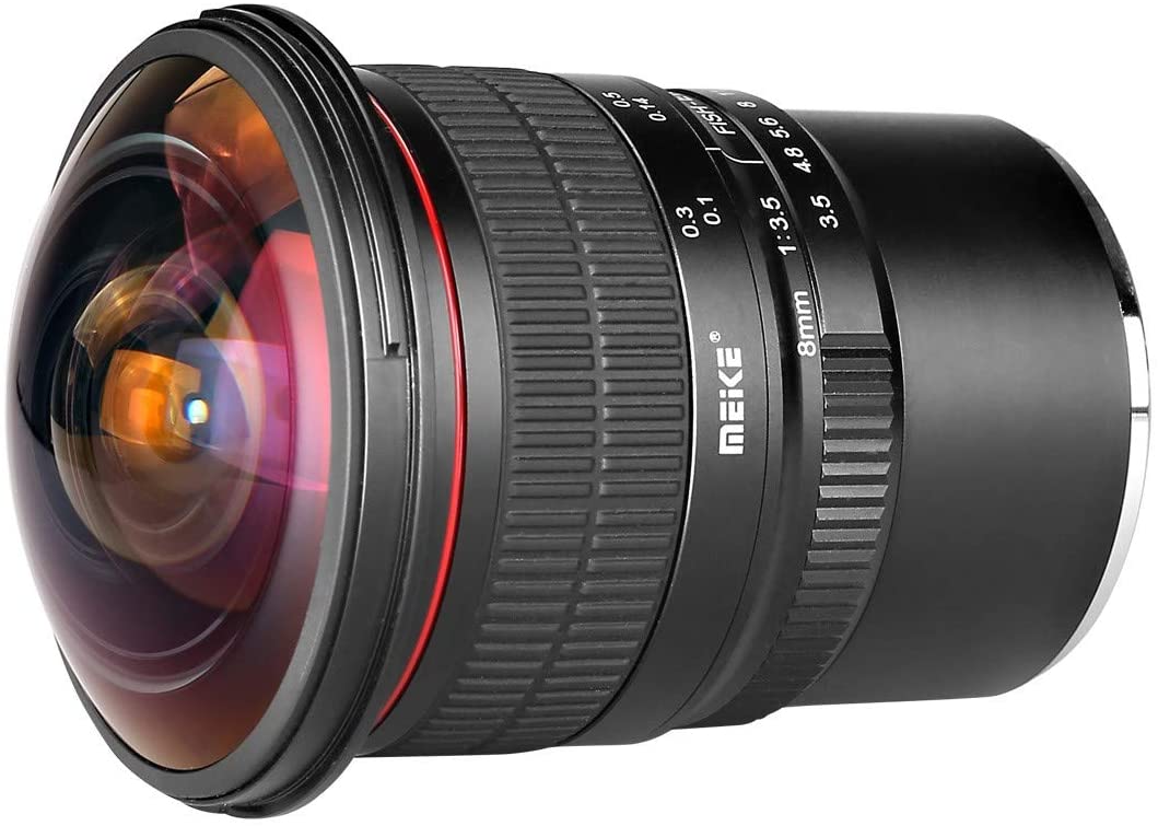 Meike 8mm F3.5 APS-C Ultra Wide Angle Fisheye Lens Manual Focus For EF Mount