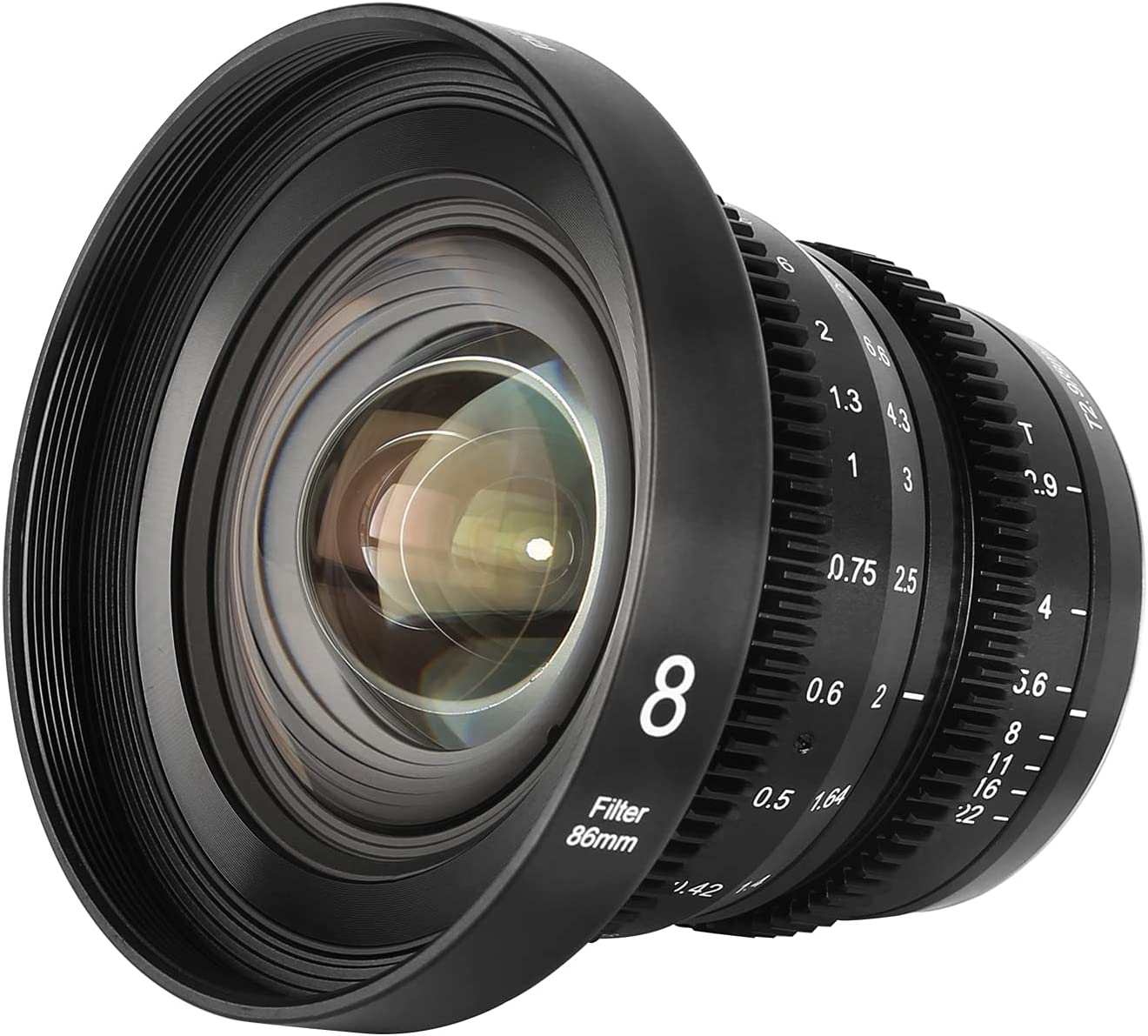 Meike T2.2 Series 7*Cine lens Kit for M43 Olympus Panasonic Lumix Cameras and BMPCC+9 lenses Case-Fast Delivery