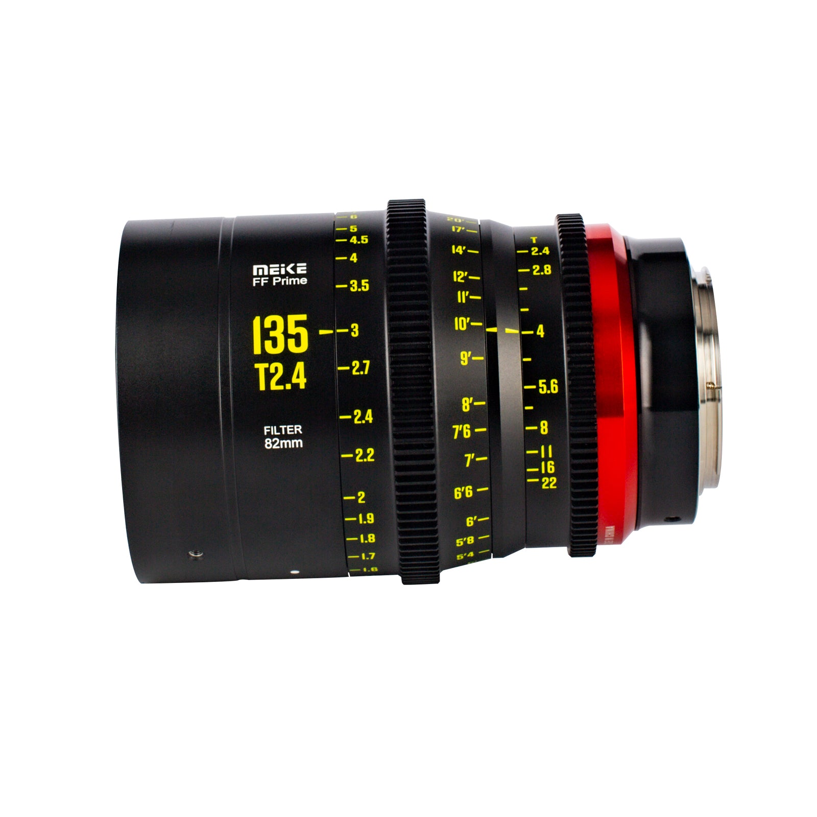 Meike FF Prime Cinema Lens -135mm T2.4 for Sony FX3/FX6/FX9,A7SIII,Canon R5,R6,RED Komodo X, BMPCC 6K PYXIS,Panasonic S1H,etc(PL/EF/E/RF/L mounts)