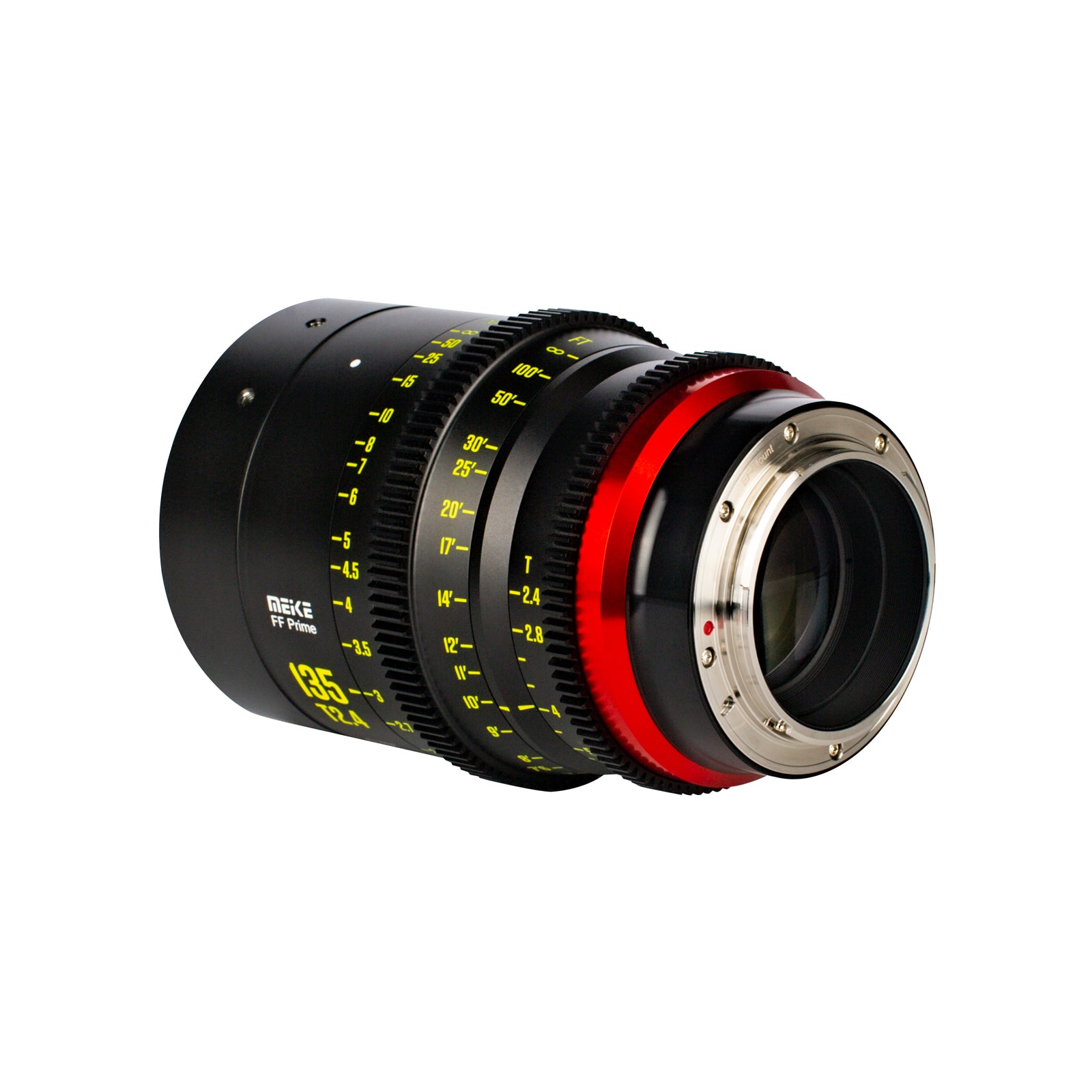 Meike FF Prime Cinema Lens -135mm T2.4 for Sony FX3/FX6/FX9,A7SIII,Canon R5,R6,RED Komodo X, BMPCC 6K PYXIS,Panasonic S1H,etc(PL/EF/E/RF/L mounts)