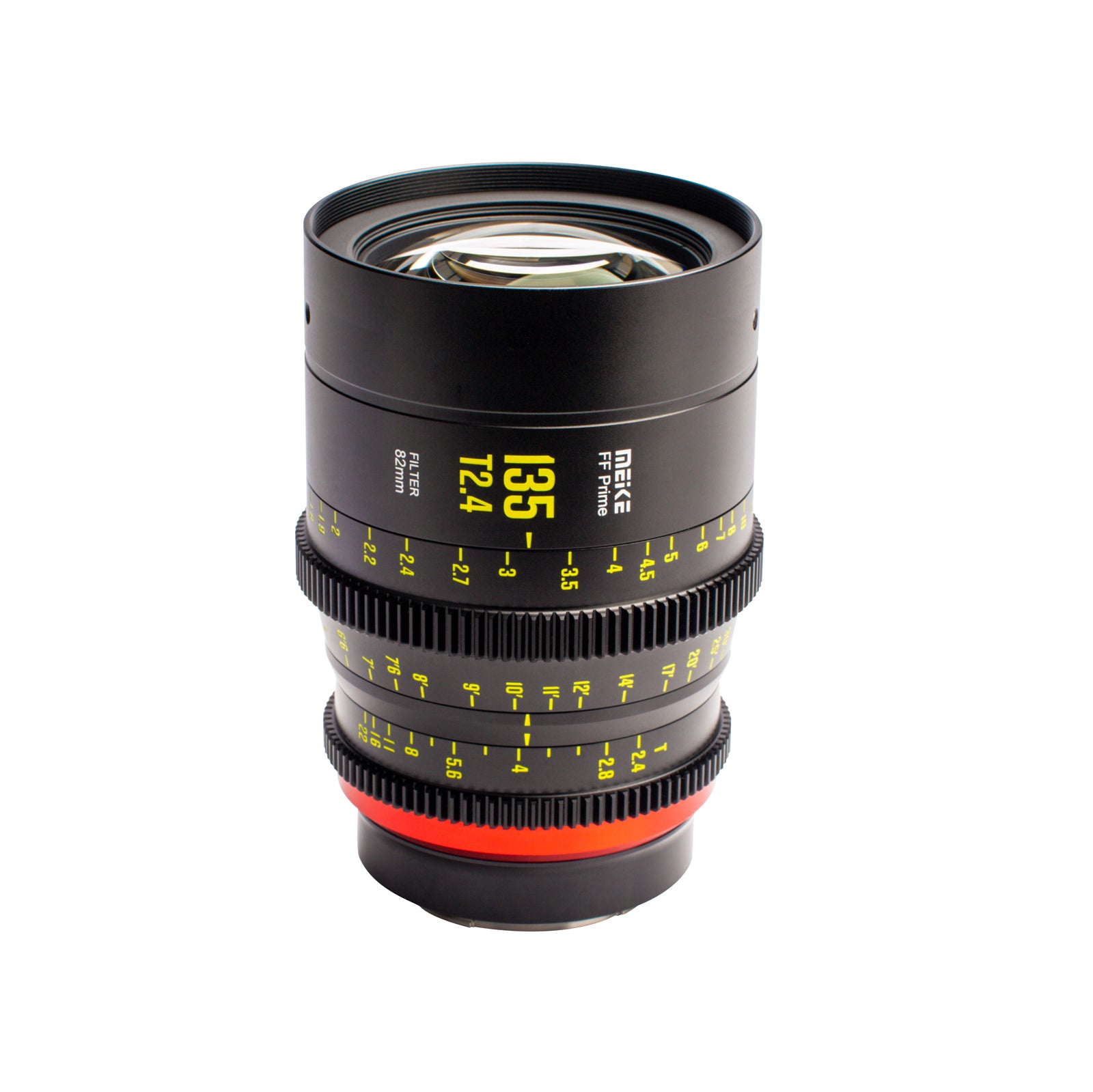 Meike FF Prime Cinema Lens -135mm T2.4 for Sony FX3/FX6/FX9,A7SIII,Canon R5,R6,RED Komodo X, BMPCC 6K PYXIS,Panasonic S1H,etc(PL/EF/E/RF/L mounts)