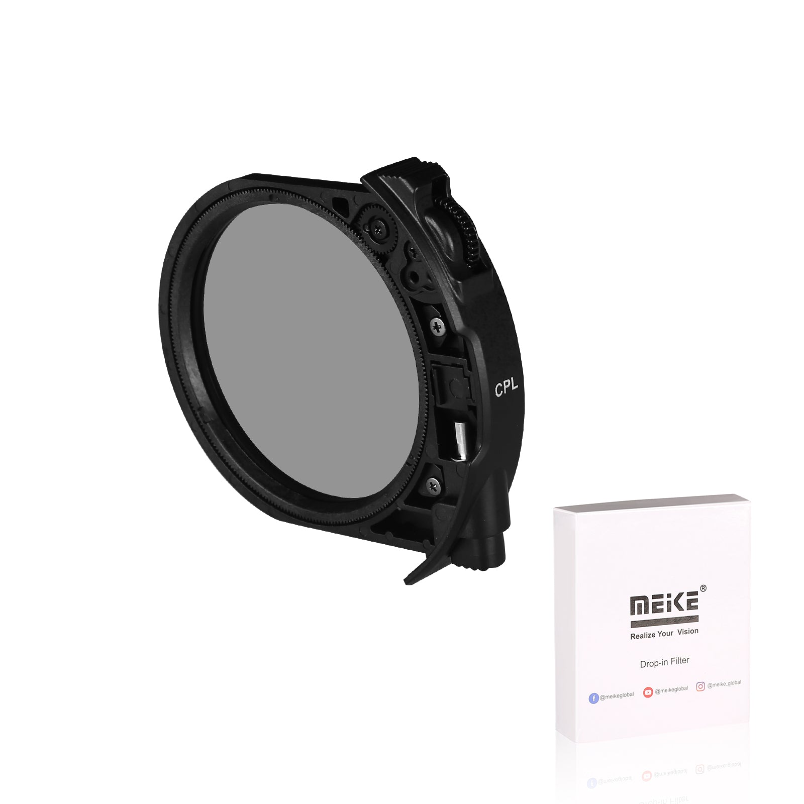 Meike MK-EFTM-C Drop-in Filter Mount Adapter EF to EOS-M with Variable ND Filter