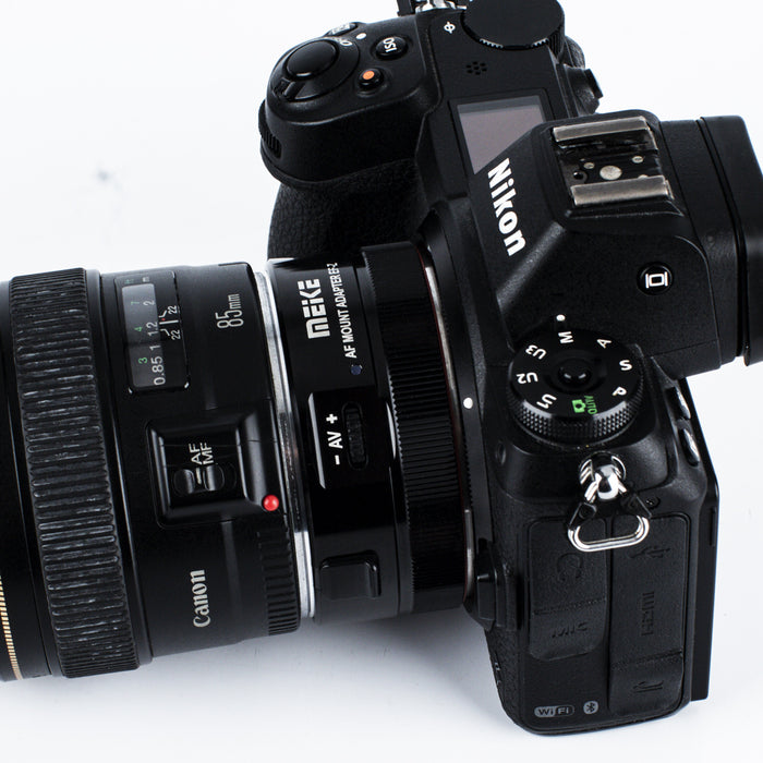 Meike MK-EFTZ-B Auto-Focus Mount Adapter for Canon EF/EF-S Lenses to Nikon Z Series Cameras Z5 Z6 Z7 Z50 Z6II Z7II
