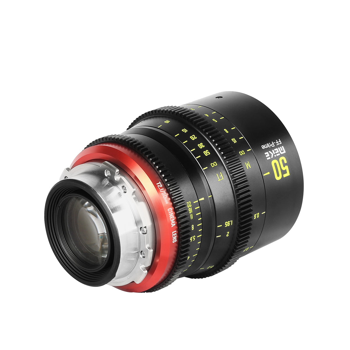 Meike FF Prime Cinema Lens -50mm T2.1 for Sony FX3/FX6/FX9,A7SIII,Canon R5,R6,RED Komodo X, BMPCC 6K PYXIS,Panasonic S1H,etc(PL/EF/E/RF/L mounts)