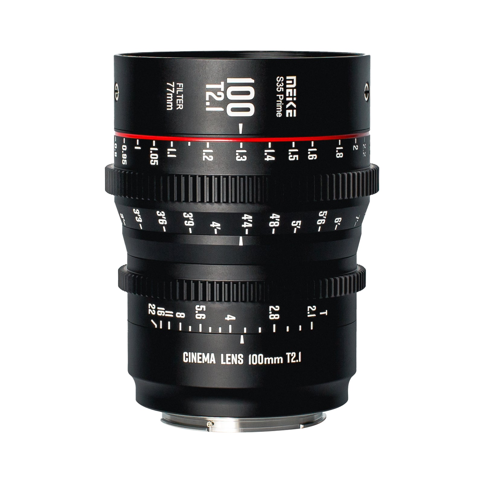 Meike Super 35 Prime Cinema Lens-100mm T2.1 for Canon EF-Mount/Arri PL-Mount Cine Camera