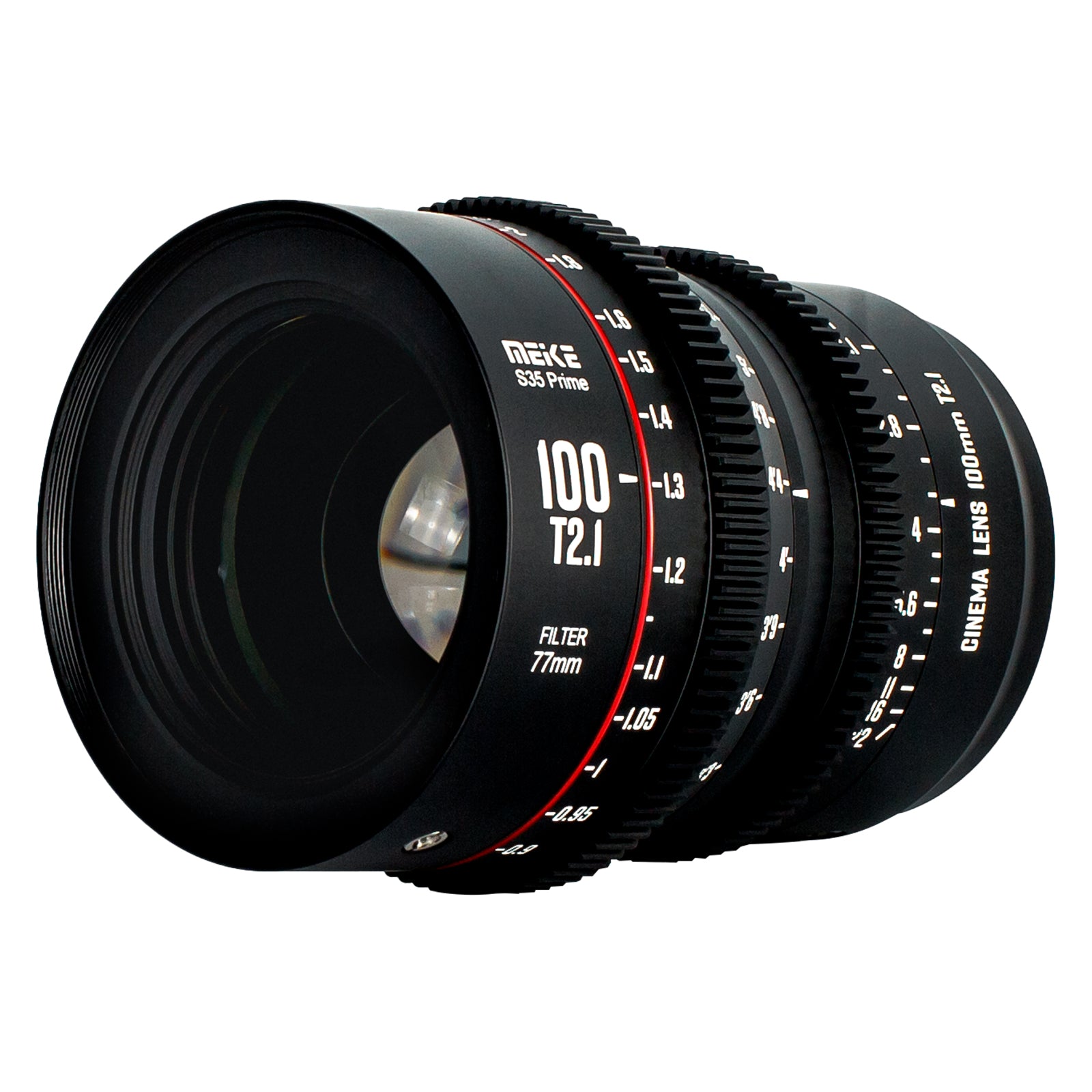 Meike Super 35 Prime Cinema Lens-100mm T2.1 for Canon EF-Mount/Arri PL-Mount Cine Camera