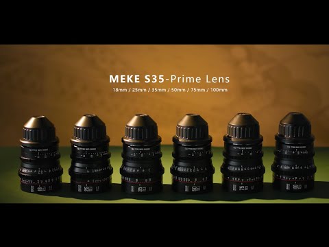 Meike S35 Prime Cinema Lens kit of 2 Lenses(Arri PL/Canon EF)